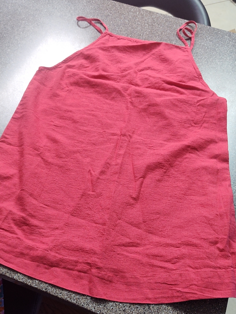 Women's Red Spaghetti Strap Dress